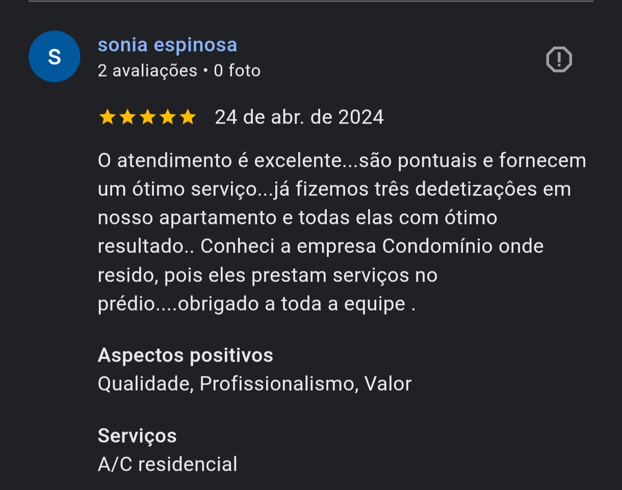 Avaliação Google