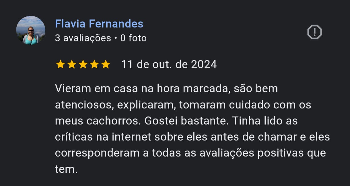 Avaliação Google